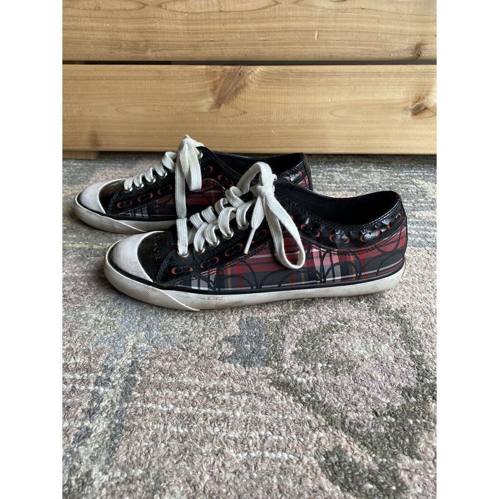 Coach Plaid Shoes size 7.5